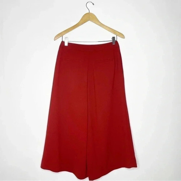 Anthropologie The Essential Culotte Crop Wide Leg Trouser Pants Size 2 - Picture 7 of 8